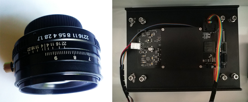 ccd color sorter 5400 pixel camera sensor and lens using