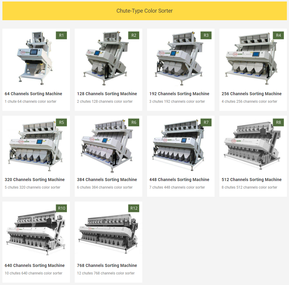 Chute-Type Color Sorter